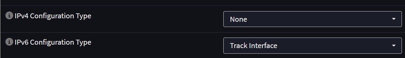 opnsense interface for ipv6