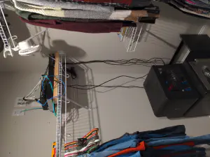 Moving server up from basement and adding a fan