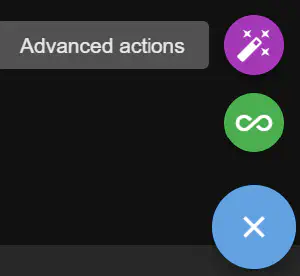 advanced actions